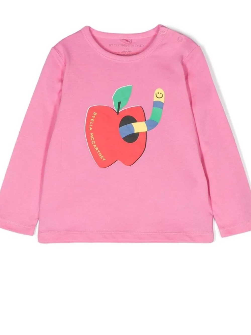 Stella McCartney Kids Pink Apple Long-Sleeve Sz 24M